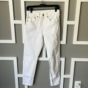 Levi’s 501 Size 26 White Skinny Jeans